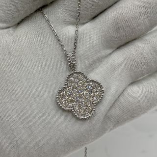 MAGIC ALHAMBRA DIAMOND PENDANT WG750 18G