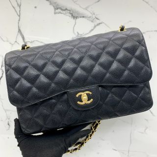 Chanel No.26 Jumbo Matelassé Flap Bag in Caviar Skin