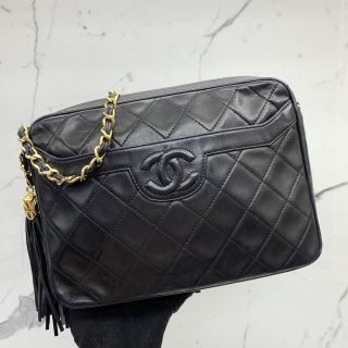 Chanel No.2 Tassel Chain Shoulder Bag in Lambskin