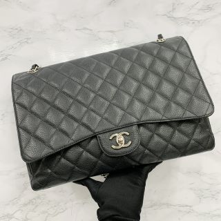 Chanel No.13 Maxi Flap 33 in Caviar Skin