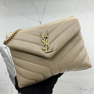 YSL BAG LOULOU SMALL BEIGE 494699
