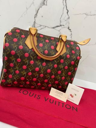 Louis Vuitton Monogram Speedy 25 Cherry