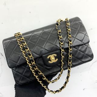 Chanel Bag Lambskin Medium 25 A01112 W Card