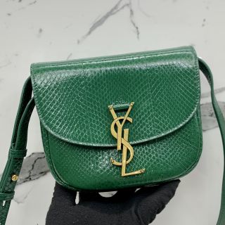 619740 KAIA SMALL SATCHEL REPTILES GREEN