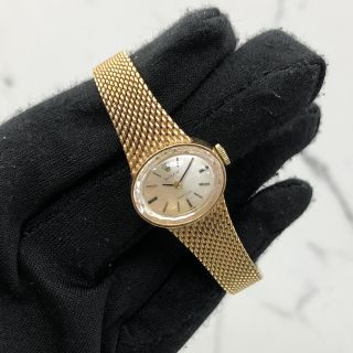 Rolex Watch Women 18K Gold Vintage