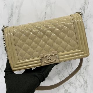 Chanel Boy Patent Wallet on Chain