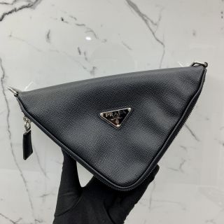 Prada Saffiano Black Belt Bag