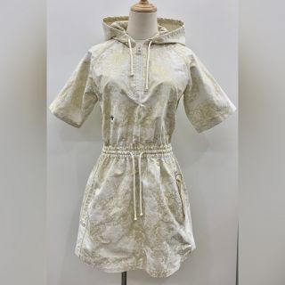 ROMPER TOILE DE JOUY GOLD WHITE