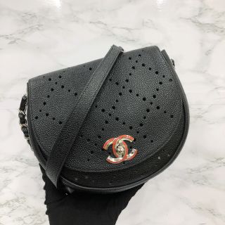 Chanel Wild Stitch Peforated Chain Bag