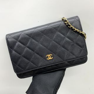 CHANEL BAG MATELASSE CAVIAR WALLET ON CHAIN NO.19 NC