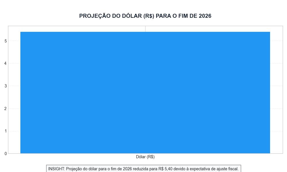 Projeção do Dólar (R$) para o Fim de 2026