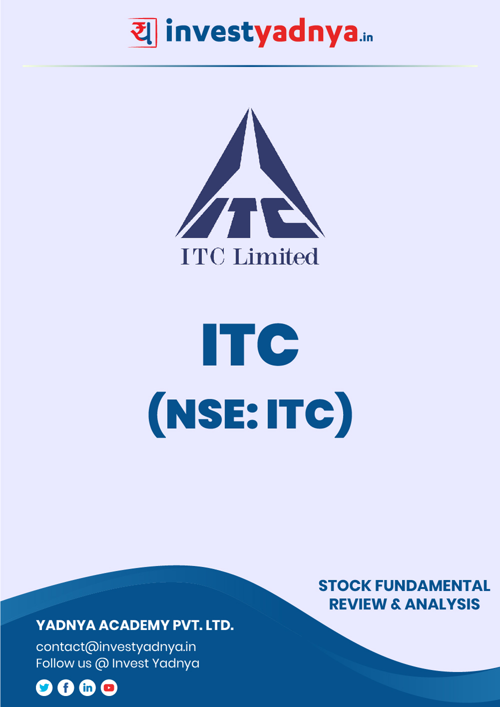 This e-book contains in-depth fundamental analysis of ITC considering both Financial and Equity Research Parameters. It reviews the company, industry competitors, shareholding pattern, financials, and annual performance. ✔ Detailed Research ✔ Quality Reports
