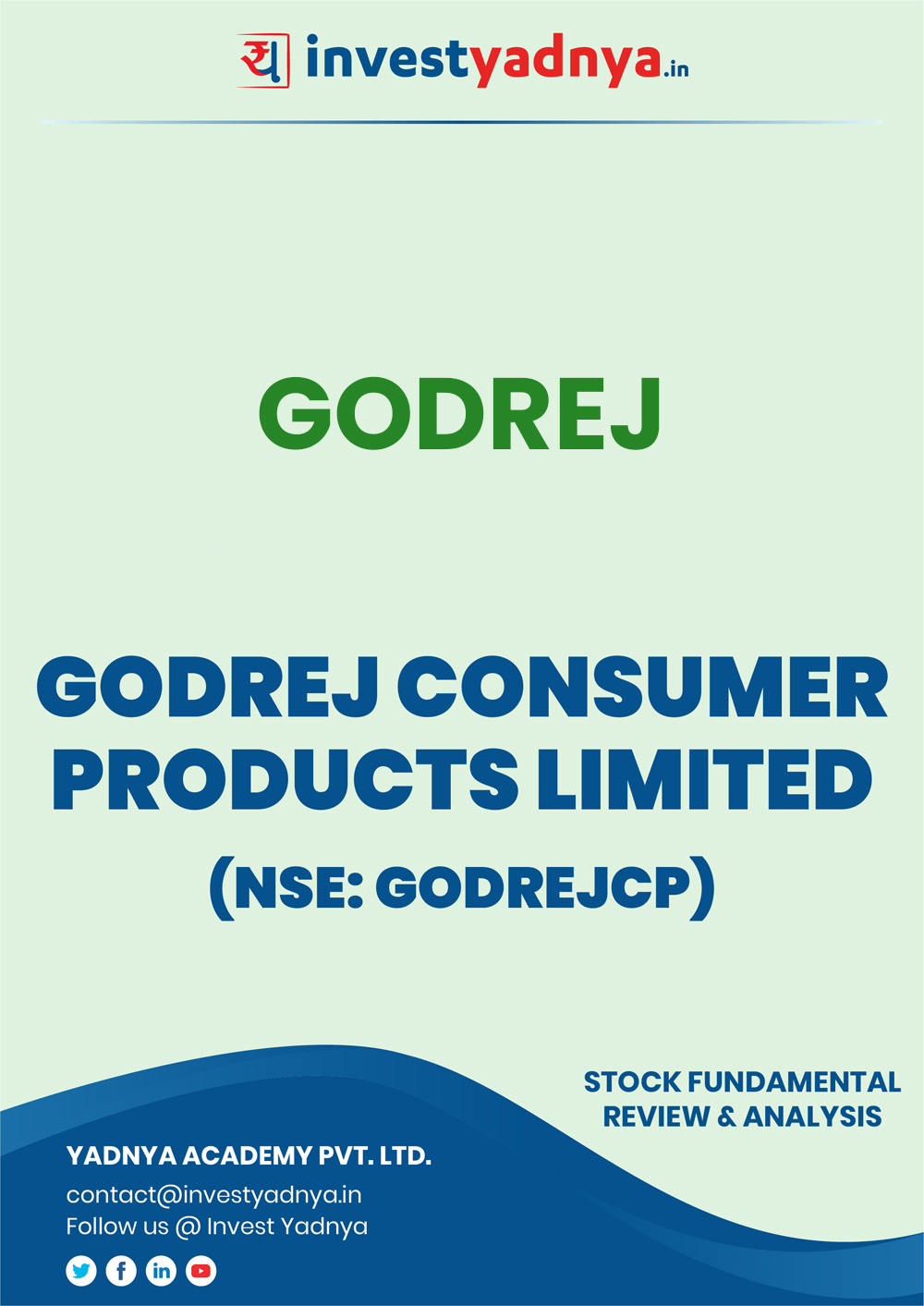 This e-book contains in-depth fundamental analysis of GCPL considering both Financial and Equity Research Parameters. It reviews the company, industry competitors, shareholding pattern, financials, and annual performance. ✔ Detailed Research ✔ Quality Reports