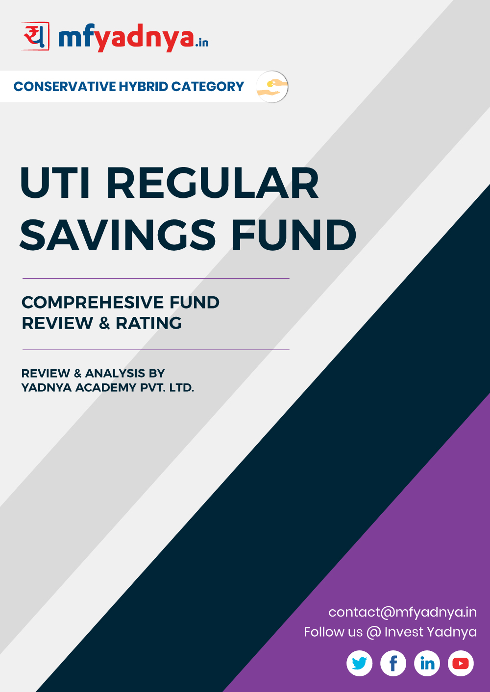 If you are an investor looking for UTI Regular Saving Fund value research, InvestYadnya is here to help with all of your Investment and Financial questions! ✔Detailed Analysis ✔Latest Reviews.	