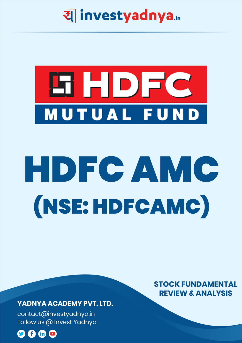 This e-book contains in-depth fundamental analysis of HDFC AMC considering both Financial and Equity Research Parameters. It reviews the company, industry competitors, shareholding pattern, financials, and annual performance. ✔ Detailed Research ✔ Quality Reports