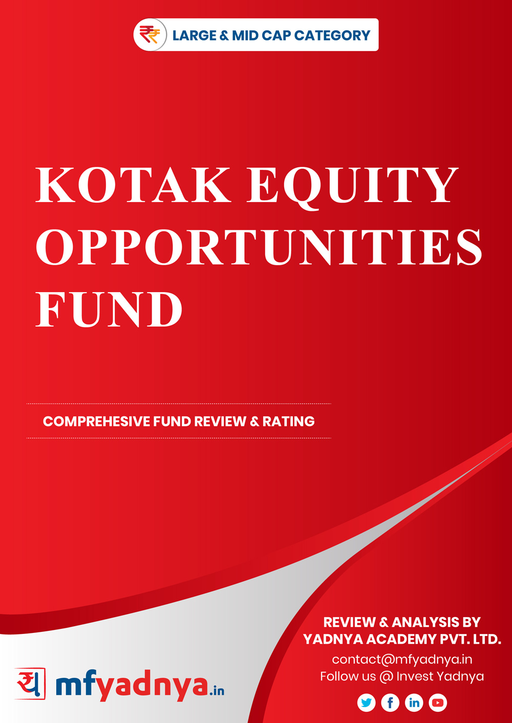 Learn in detail about Kotak Equity Opportunities Fund from this ebook from Investyadna. Find information about the fund's return, ratio, allocation etc. ✔Mutual Fund Analysis ✔Latest Reviews.