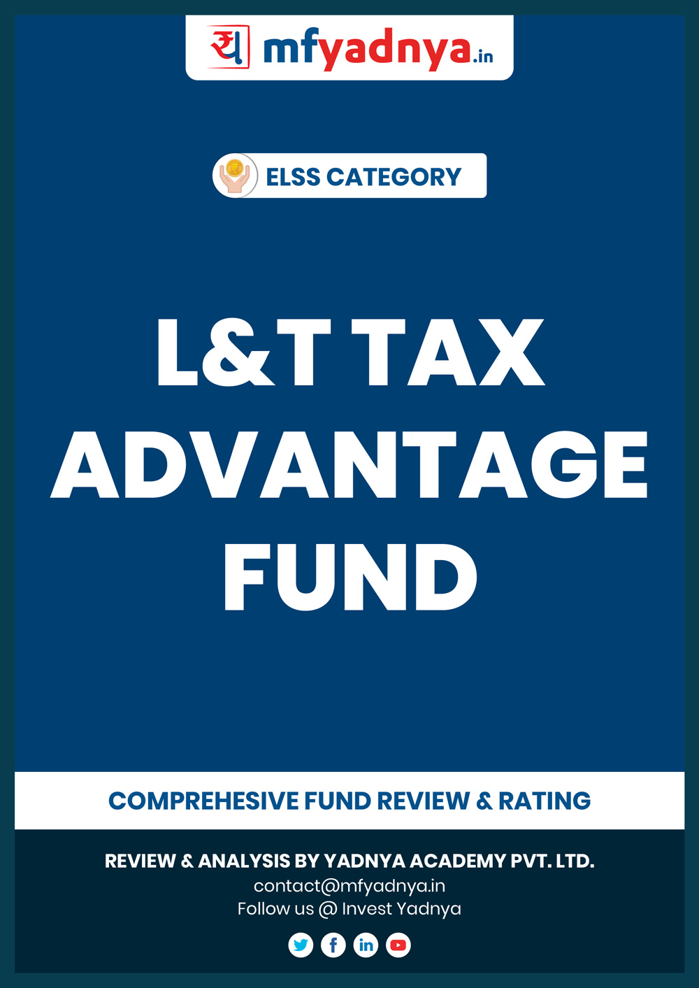 This e-book offers a comprehensive L&T mutual fund review of ELSS category. It reviews the fund's return, ratio, allocation etc. ✔ Detailed Mutual Fund Analysis ✔ Latest Research Reports