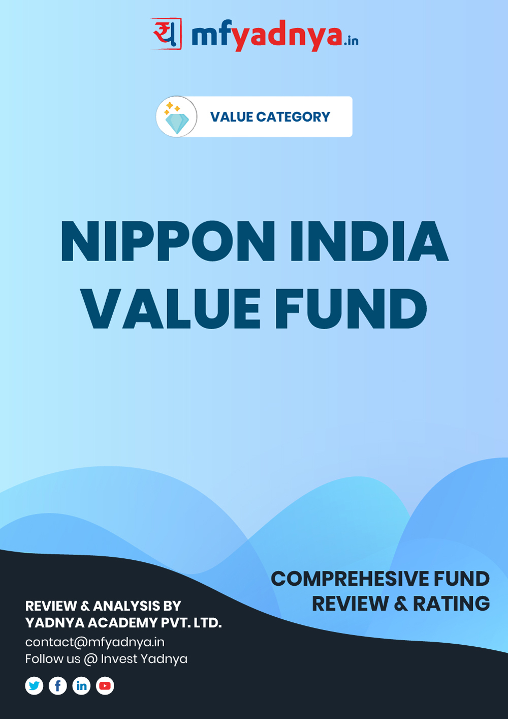 This e-book offers a comprehensive mutual fund review of NIPPON India Value Fund. It reviews the value fund's return, ratio, allocation etc. ✔ Detailed Mutual Fund Analysis ✔ Latest Research Reports