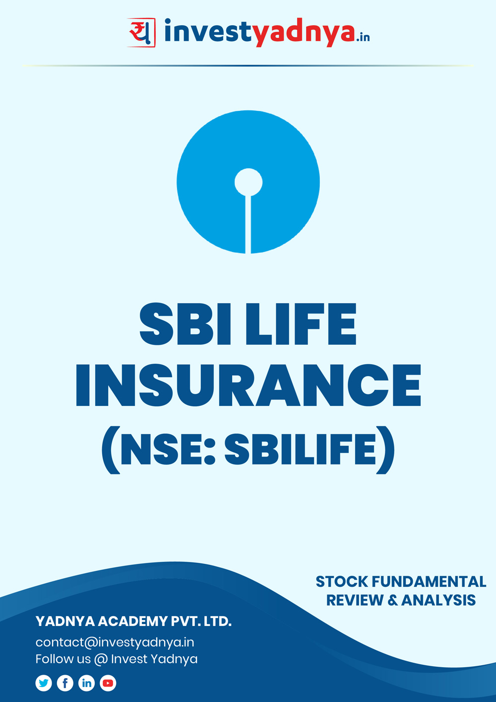 This e-book contains in-depth fundamental analysis of SBI Life Insurance considering both Financial and Equity Research Parameters. It reviews the company, industry competitors, shareholding pattern, financials, and annual performance. ✔ Detailed Research ✔ Quality Reports