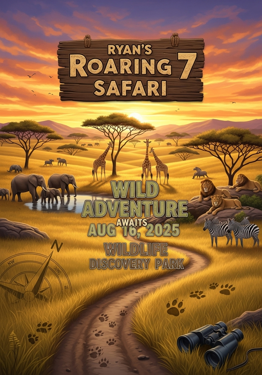 Ryan's Roaring 7 Safari Adventure