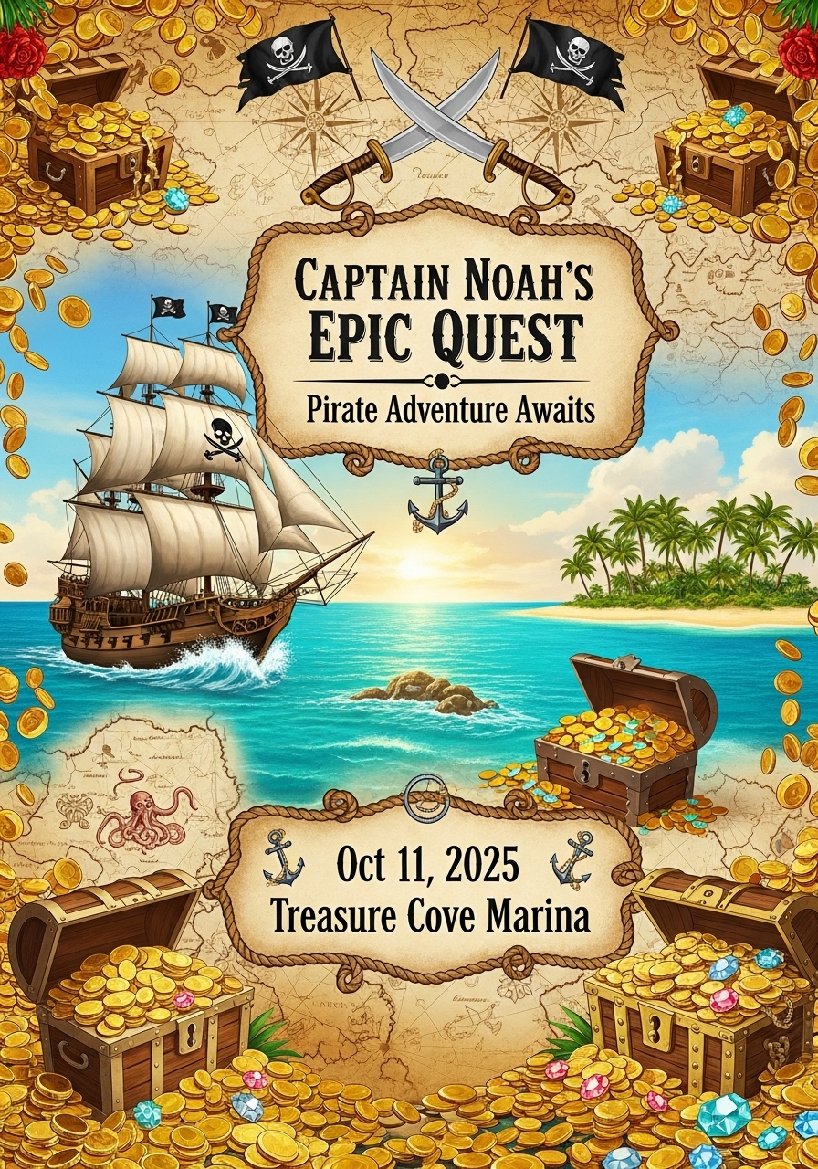 Noah's Epic 9 Pirate Adventure Quest