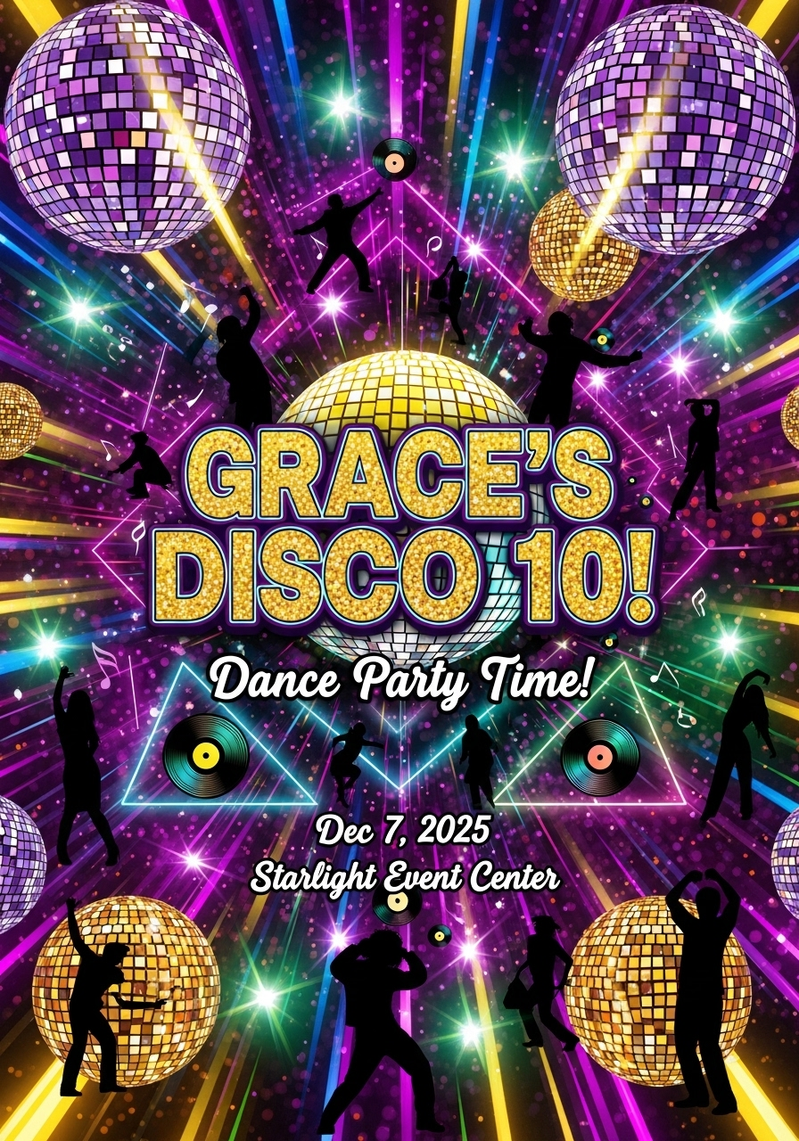 Grace's Dazzling Double Digits - 10th Birthday Spectacular