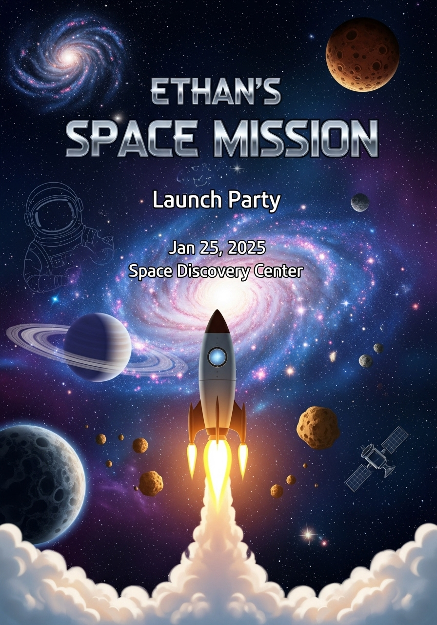 Ethan's Magnificent 14 Space Mission Launch