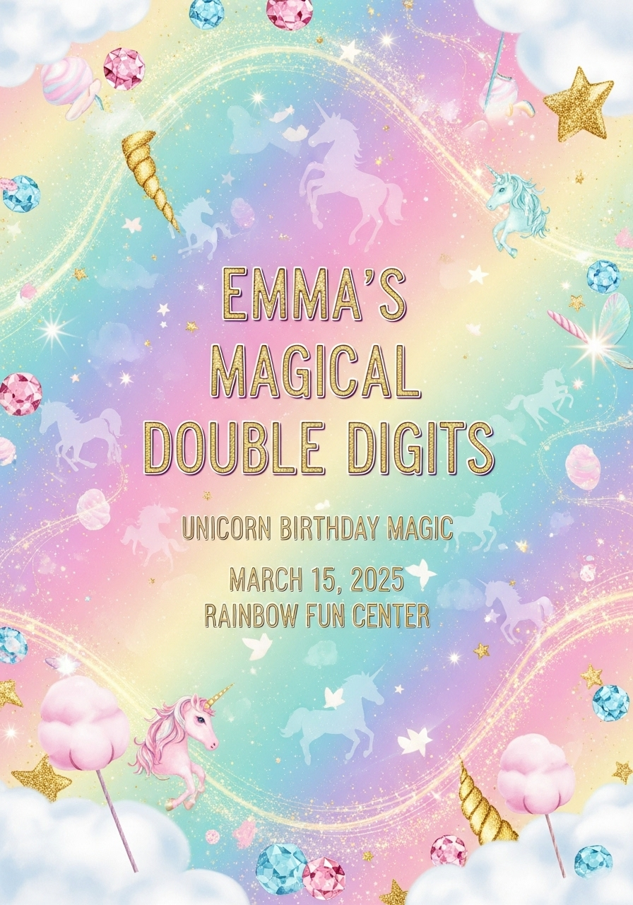 Emma's Magical Double Digits Celebration