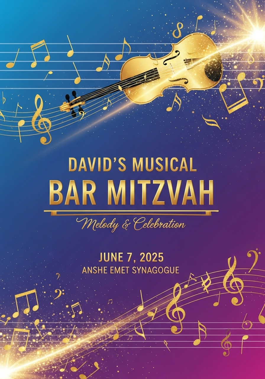 David's Musical Bar Mitzvah Extravaganza