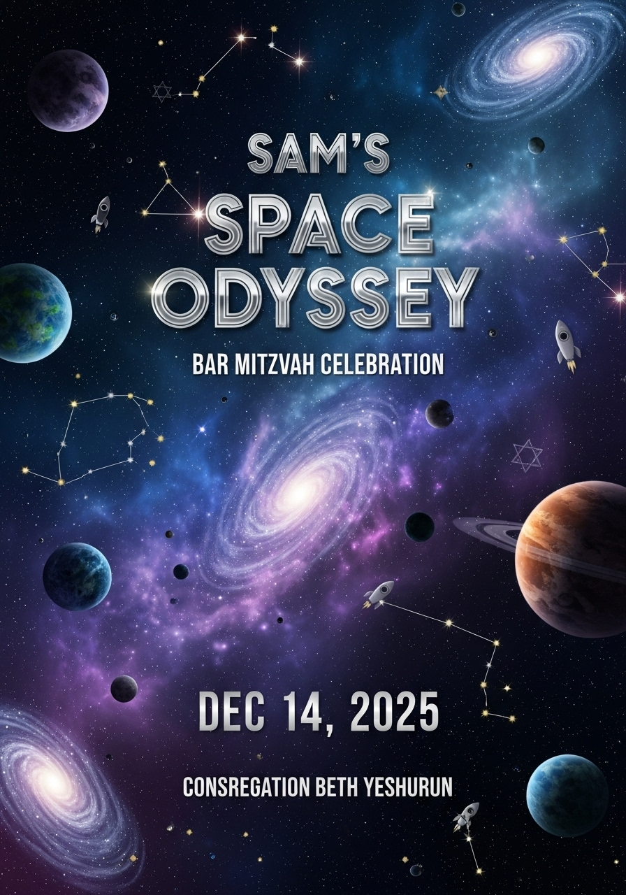 Sam's Space Odyssey Bar Mitzvah