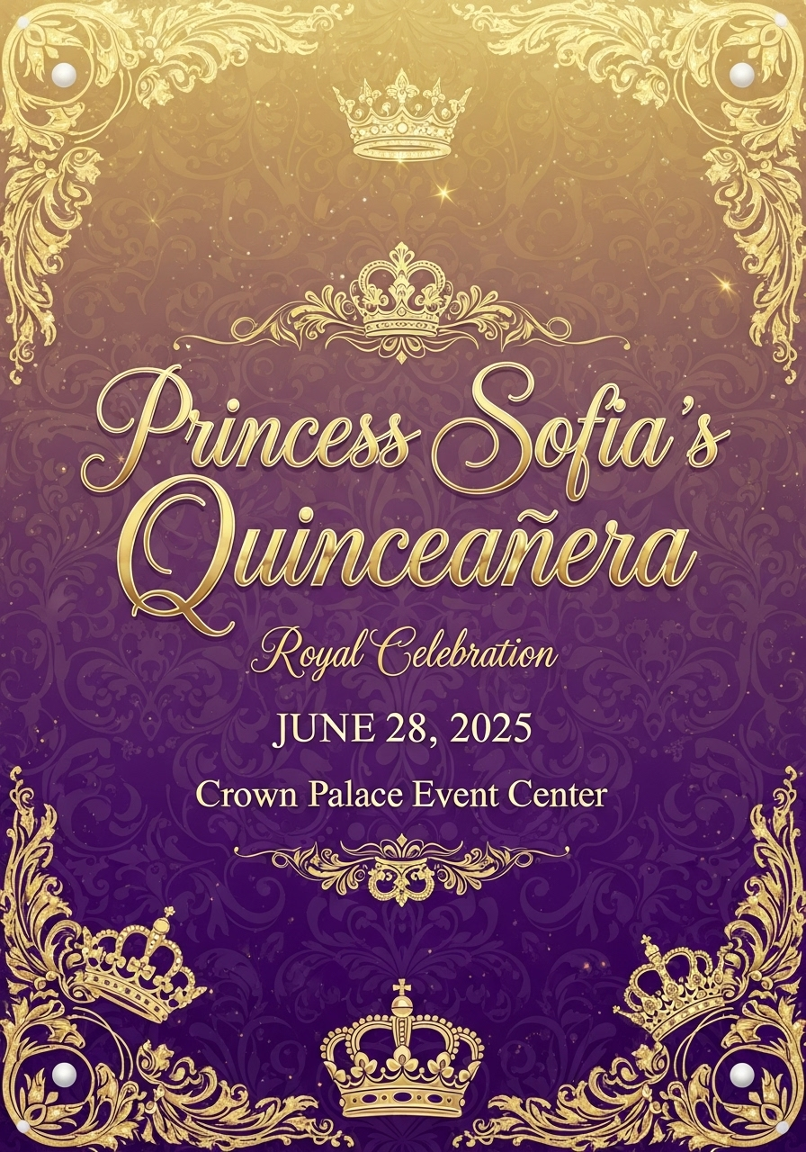 Sofia's Royal Princess Quinceañera