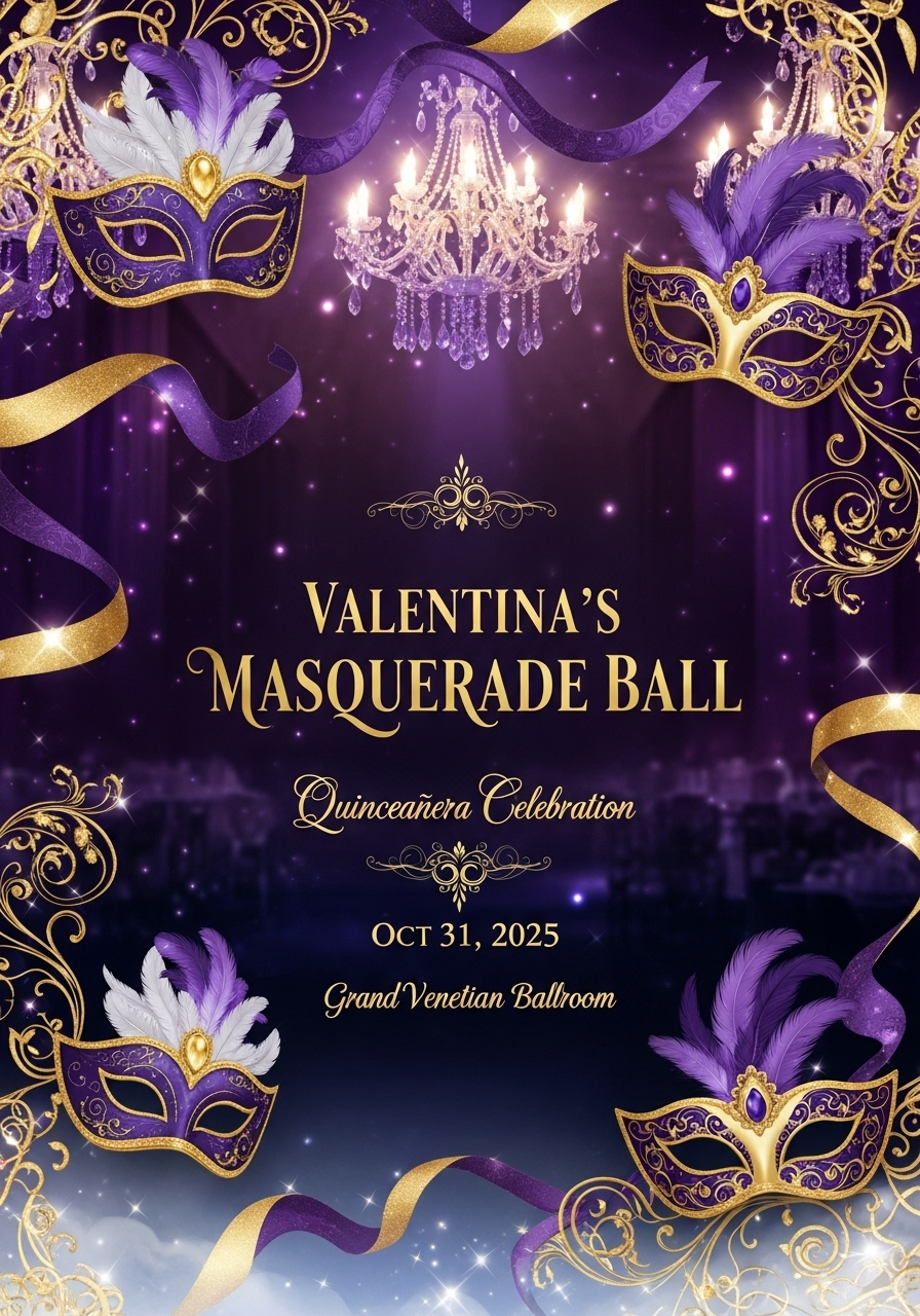 Valentina's Masquerade Ball Quinceañera