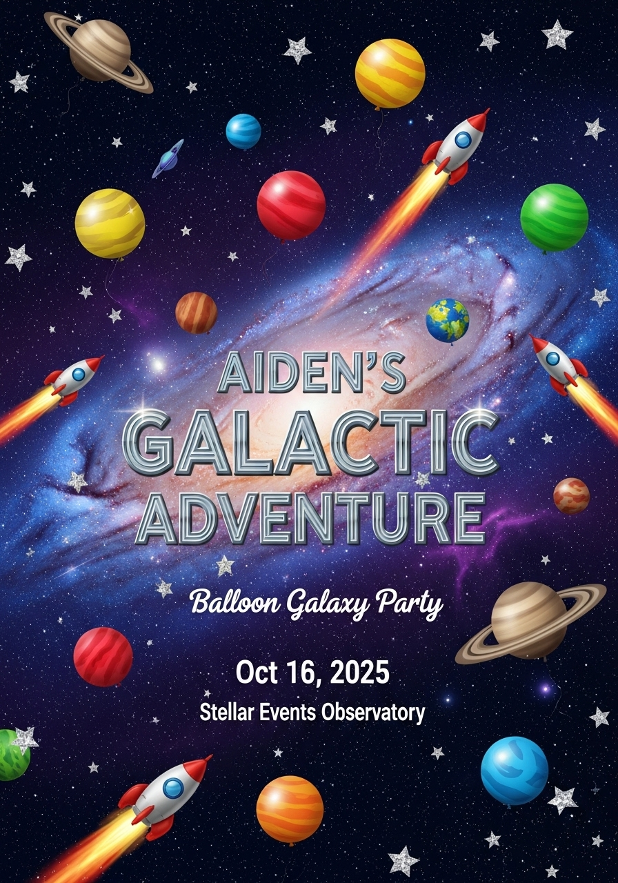 Aiden's Space Balloon Galaxy