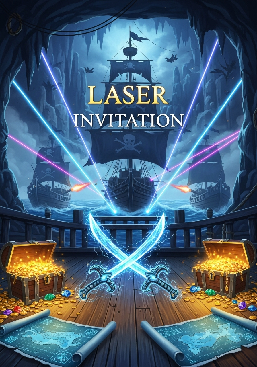 Noah's Pirate Laser Treasure Hunt