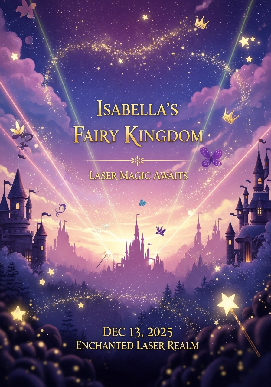 Isabella's Fairy Tale Laser Kingdom