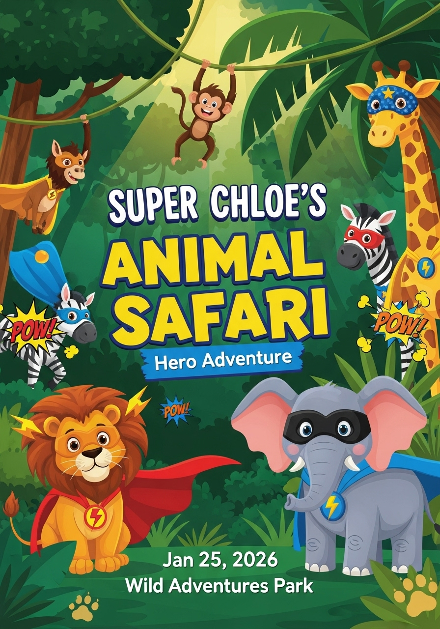 Super Chloe's Animal Hero Safari