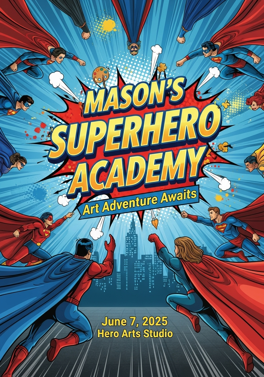 Mason's Superhero Art Academy