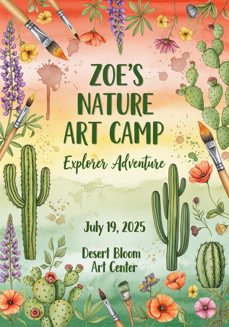 Zoe's Nature Art Explorer Camp