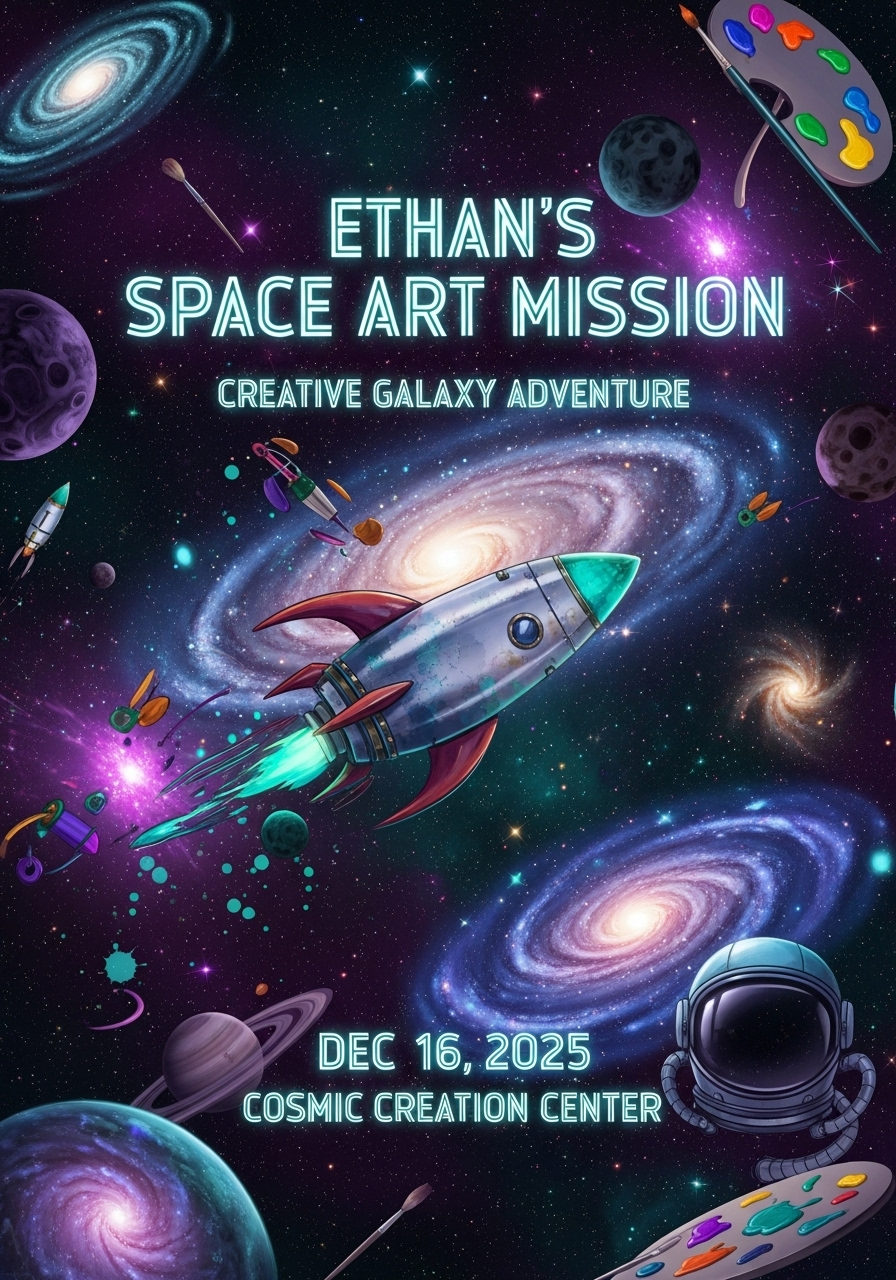 Ethan's Space Art Mission