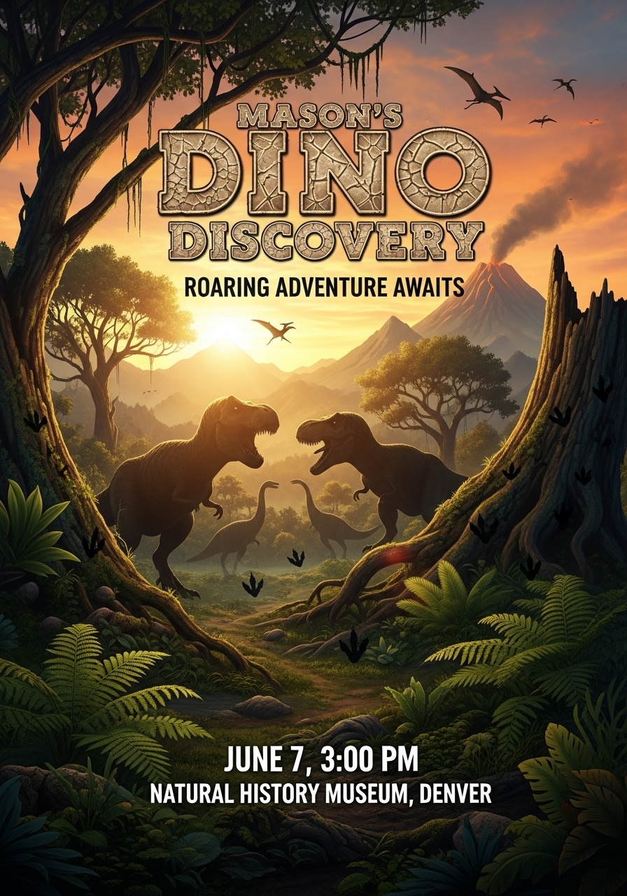 Mason's Roaring Dinosaur Discovery