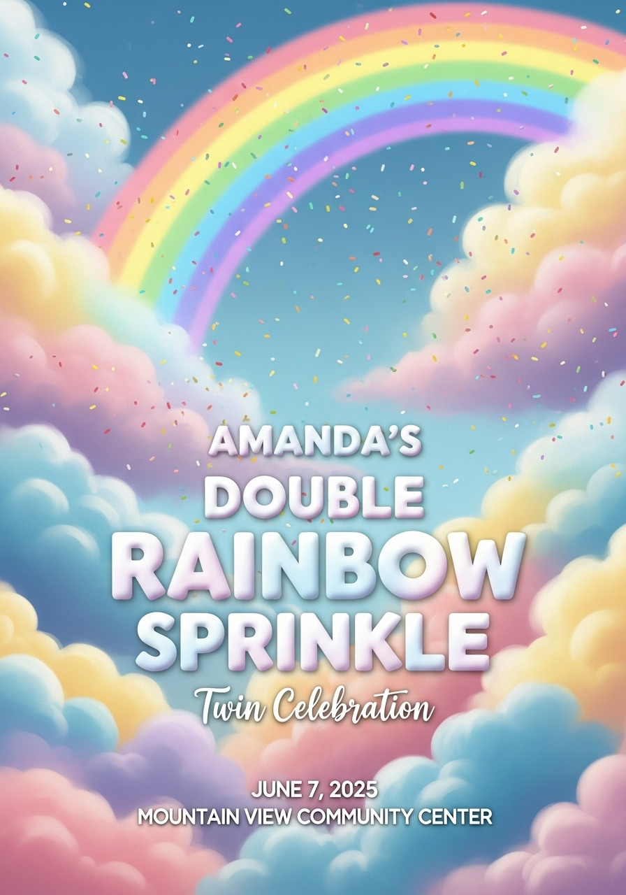 Double the Sprinkles, Double the Joy