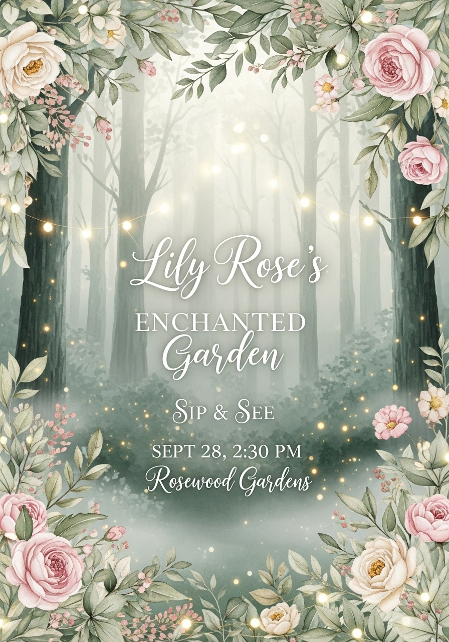 Enchanted Garden Party for Lily Rose