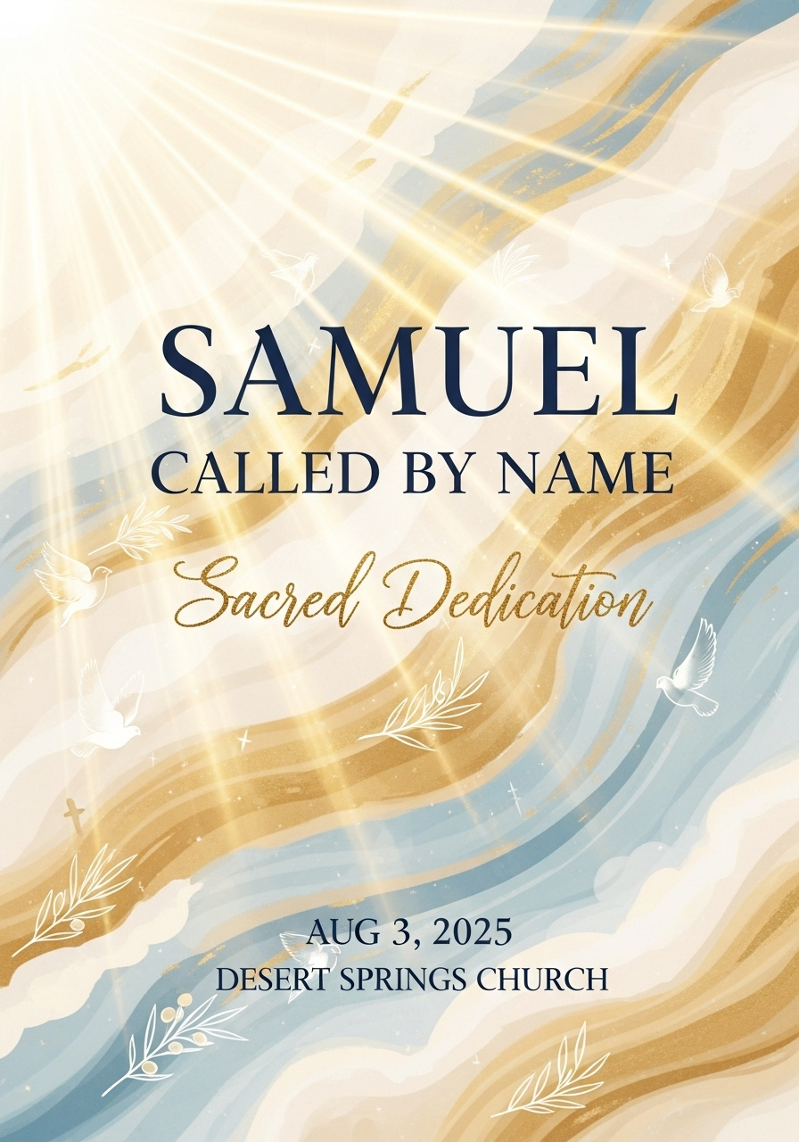 Called by Name: Samuel's Sacred Dedication