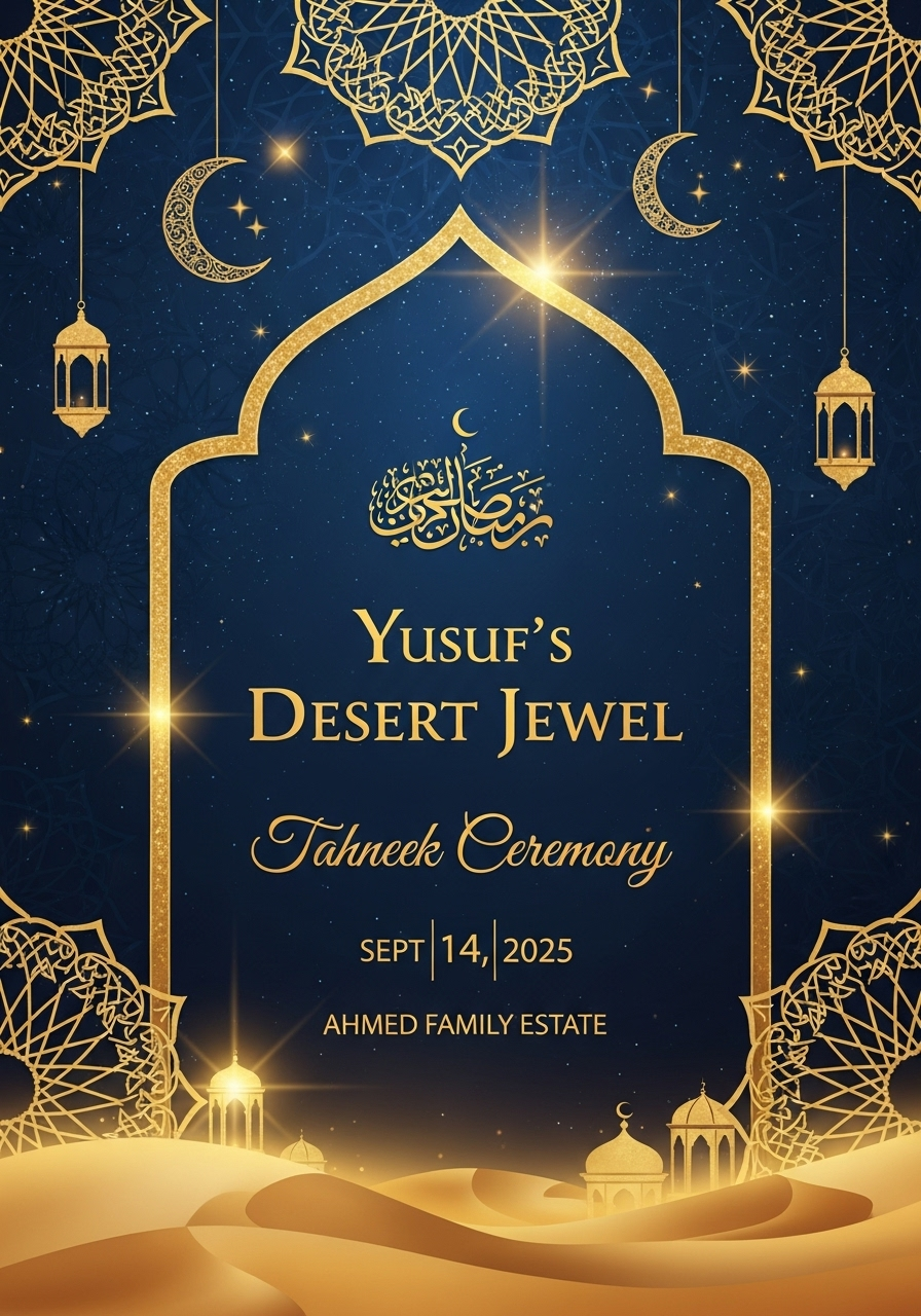 Desert Jewel: Yusuf's Tahneek Ceremony