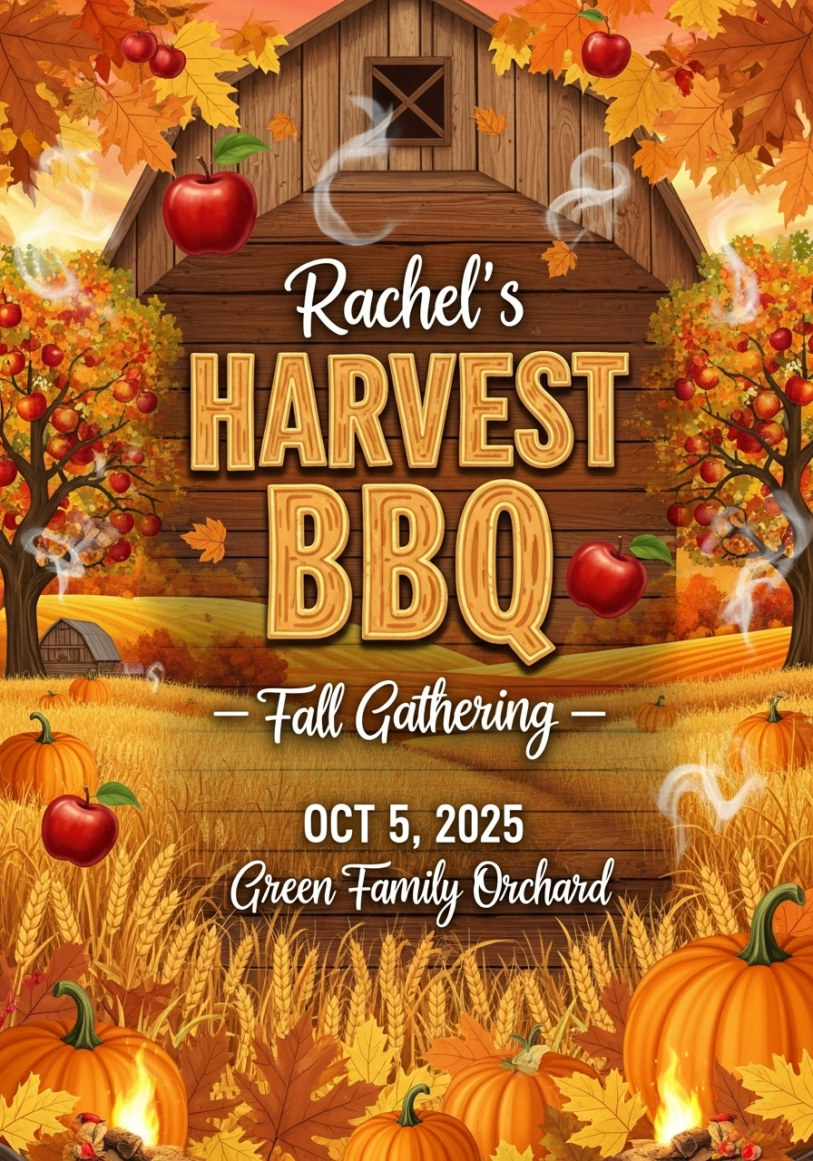 Fall Harvest BBQ Gathering