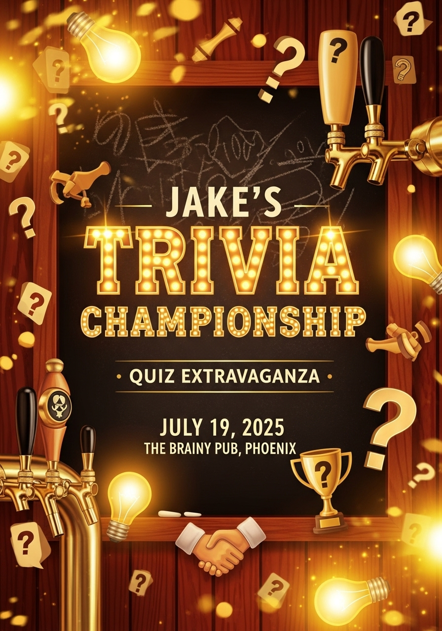 Trivia Night Championship Showdown