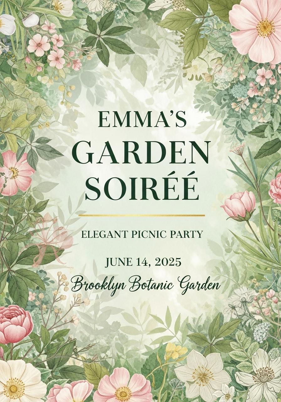Gourmet Garden Picnic Soirée