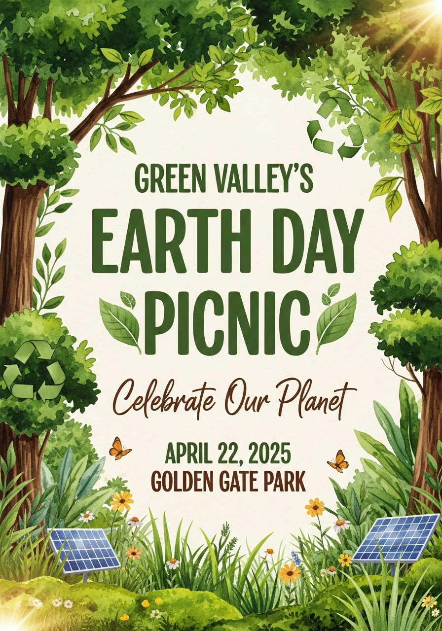 Eco-Friendly Earth Day Picnic
