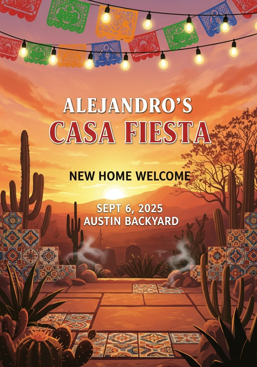 Housewarming Neighborhood Fiesta
