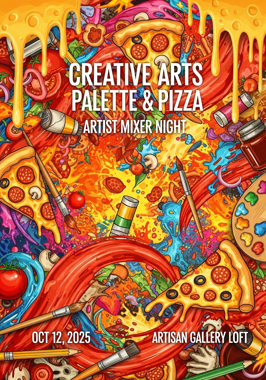 Palette & Pizza Artist Mixer